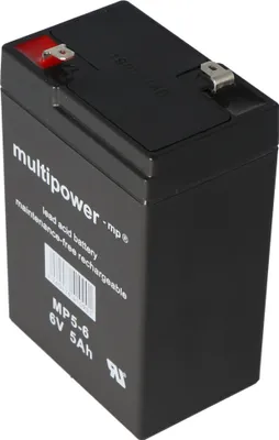Produktbild von Multipower MP4.5-6 Blei Akku mit 4,8mm Faston Kontakten