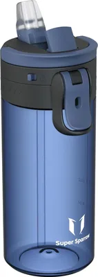 Produktbild von Sparrow Trinkflasche - TouchFlow Tritan Wasserflasche 500ml, 750ml, 1L BPA-frei Sportflasche Auslaufsicher Trinkflaschen mit Strohhalm für Sport,