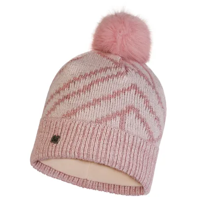 Produktbild von BUFF Knitted & Fleece Hat Arkasha Bommelmütze light pink