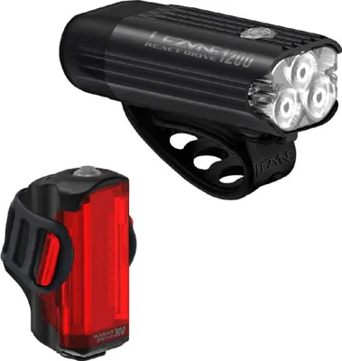 Produktbild von Lezyne Radar React Lichtset Rot 1000/250 Lumens Rot 1000/250 Lumens