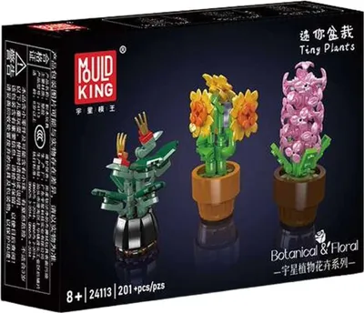 Productafbeelding van Mould King 24113: Kleine planten, set 1