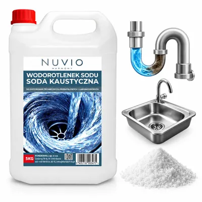 Image de Soude caustique 5 kg - Hydroxyde de sodium NaOH - Granulés techniques - Corrosif