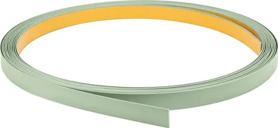 Immagine prodotto di QUEST PVC rigido 20 mm, 10 m profilo piatto con adesivo per rivestimenti e coperture, verde chiaro