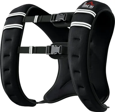 Image de HOMCOM Gilet lesté réglable 10 kg pour musculation, noir