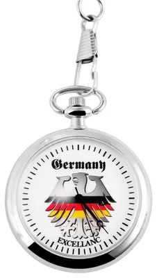 Produktbild von Herrenuhr Metall TU0003 als Taschenuhr mit Deutschlandadler