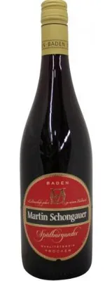 Immagine prodotto di Martin Schongauer Pinot Nero secco Classico del Baden-Württemberg 750ml