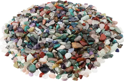 Produktbild von NKlaus 900g Trommelsteine Mix 5 - 15 mm Heilsteine Edelsteine Schmucksteine Dekoration 14687