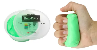 Produktbild von CanDo TheraPutty Antimikrobiell - Knetmasse - 170 g - grün (medium)