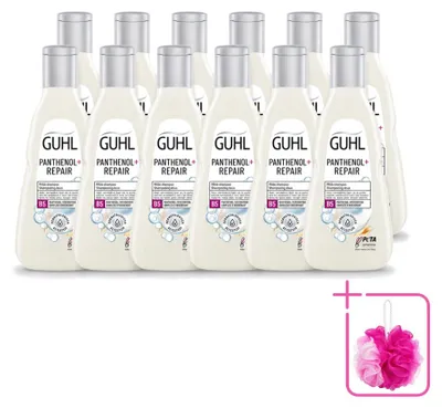 Obrázek produktu pro 12 kusů šamponu Guhl Panthenol+ Repair, objem 250 ml, výhodná balení