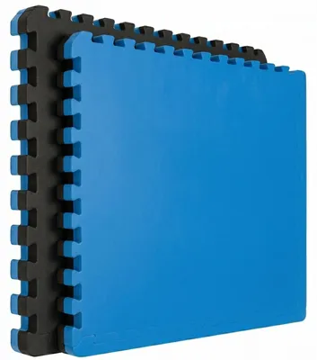 Produktbild von 4cm dicke Fitnessmatte 2er Set - 90x90cm Bodenschutzmatte Gym Matte Puzzlematte, KI-generiertes Bild