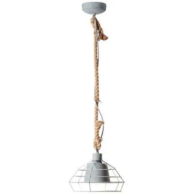 Produktbild von Brilliant Pendelleuchte Walter Grau rund Ø30cm max. 60W E27 ohne Leuchtmittel kürzbar