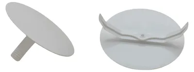 Produktbild von Federdeckel, weiß, rund, Ø 72 mm, für Ø 60 mm Unterputzdosen Klemmdeckel 5 Stück