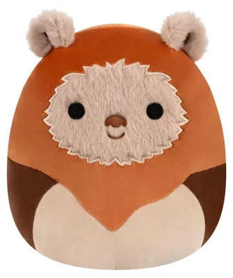 Imagen del producto de Figura de peluche Squishmallow de Star Wars, Ewok, 20 cm