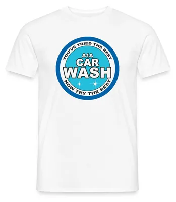 Produktbild von Spreadshirt Breaking Bad Car Wash Waschanlage Logo Männer T-Shirt, XXL, Weiß