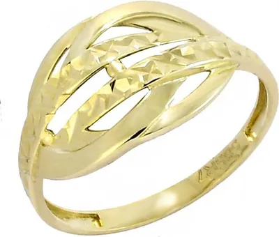 Produktbild von Ring aus 14 Karat Gold, hypoallergen, Ringgröße Nr. 59, 22x21x11,5 mm