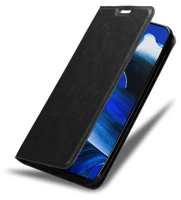 Produktbild von Cadorabo Hülle für Oppo Reno2 Z Schutz Hülle in Schwarz Handyhülle Etui Case Cover Magnetverschluss