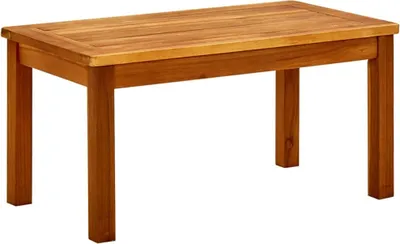 Zdjęcie produktu dla Ogrodowy stolik kawowy, 70x40x36 cm, lite drewno akacjowe
