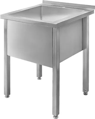 Produktbild von Wandmontierter Edelstahl-Pool, geschweißt Mega-M S-60 cm G-60 cm H- 85 cm N