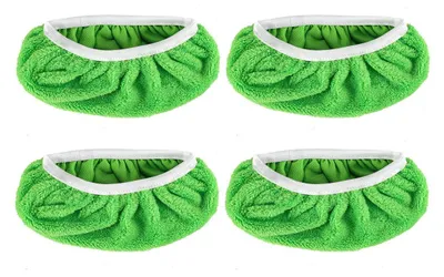Produktbild von 4er Set Wiederverwendbare Mop Ersatzpads, Mikrofaser, waschbar, für alle Bodenarten, für Swiffer Bodenwischer
