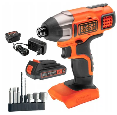 Produktbild von Black + Decker 18V Schlagschrauber Bdcim18D1A 115Nm 1X2.0Ah