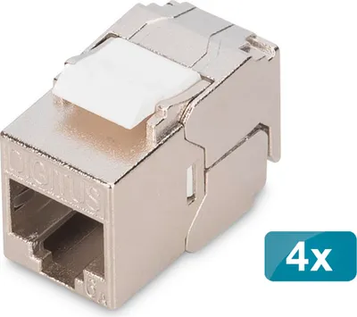 Immagine prodotto di DIGITUS Keystone Cat6A geschirmt 4 Stk. werkzeugfr