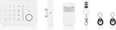 Produktbild von Smartwares HA788GSM GSM Alarm Set, Weiß, Berührung, Android, iOS, Telefonleitung, 850,900,1800,1900 MHz, 95 dB