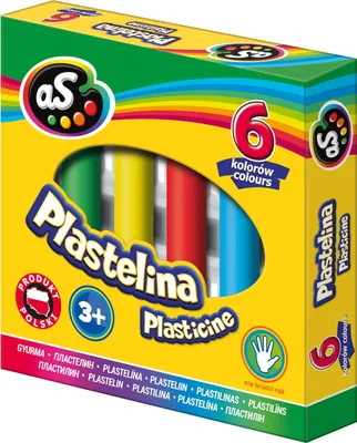 Zdjęcie produktu dla Kolorowa plastelina 6 wspaniałych kolorów – stwórz swoją kreatywną przestrzeń! Idealna do zabawy, nauki i rozwijania wyobraźni.