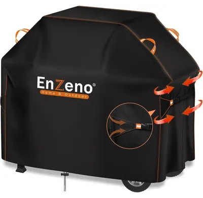 Immagine prodotto di Copertura per barbecue, resistente alle intemperie, 147 x 61 x 122 cm, colore nero