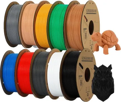 Obrázok produktu pre filament pre 3D tlačiarne, priemer 1,75 mm, dĺžka 300 m, 10 roliek farby MIX
