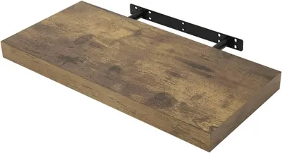 Produktbild von WOLTU Wandboard Wandregal CD DVD Regal Bücherregal Holz Board : Vintagebraun 60x22.9x3.8cm Farbe: Vintagebraun Größe: 60x22.9x3.8cm