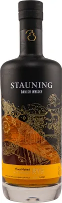 A bottle of Stauning Danish Rye Whisky.