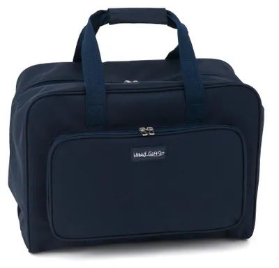 Nähmaschinentasche PVC gefüttert 20x43x37 cm marineblau