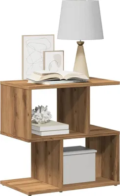 Immagine prodotto di vidaXL Comodino rovere artigianale 50x30x51,5 cm Materiale a base di legno