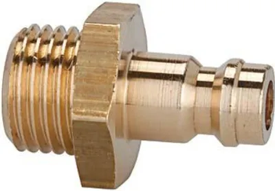 Produktbild von Riegler Stecknippel für Kupplung NW 5, Messing, AG G1/4