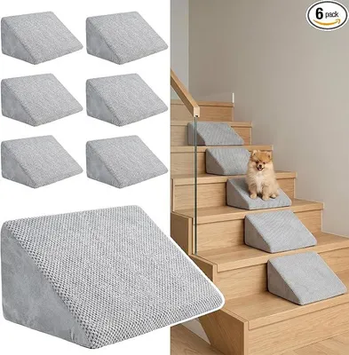 Imagen del producto de Escalera para perros pequeños, escalera para gatos, rampa para perros con funda lavable