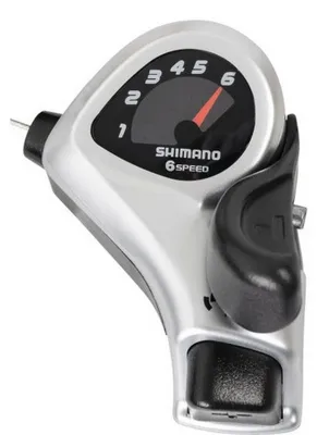 Produktbild von SHIMANO Schalthebel TOURNEY SL-TX50 - 6-fach Daumenschalter für Fahrrad MTB -...