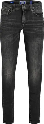 Produktbild von Jack & Jones 12149936, Jeans, Männlich, Erwachsener, Schwarz, 146 cm, Baumwolle, Elasthan, Polyester