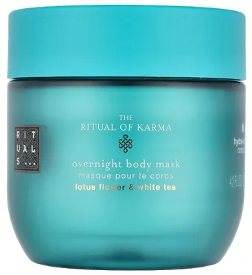 Obrázek produktu pro Rituals The Ritual of Karma Overnight Body Maske, Ženy, Hydratační, Změkčující, 125 ml, Dávkovač, Gel, Květiny