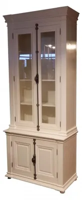Produktbild von Shabby Chic Landhaus Stil Schrank Buffetschrank 100 x 45 x 245 cm - Schrank Esszimmer