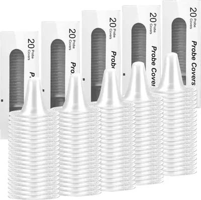 Produktbild von 100 Schutzkappen für alle Braun Thermoscan Ohrthermometer