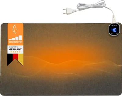 Obrázek produktu pro Vyhřívaná podložka pod stůl Podložka pod myš 60x36cm 4 úrovně vyhřívání Automatické vypnutí Podložka pod stůl Podložka pod myš