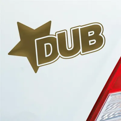 Produktbild von Auto Aufkleber Stern Tuning Star 12x7 cm Gold Sticker Heckscheibenaufkleber