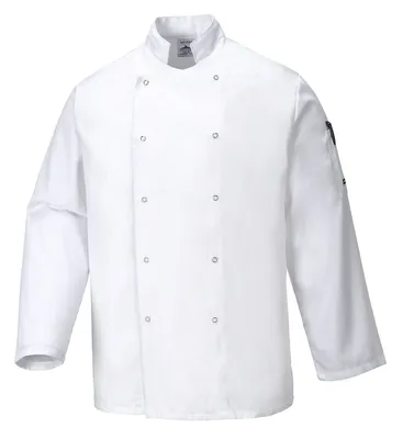 Produktbild von Portwest C833 Suffolk Kochjacke White Gr. S