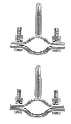 Produktbild von 2 x Öse Abreißseil Anhänger 12x10x4cm ca.717 Gramm pro Stück verzinkt inkl Feder