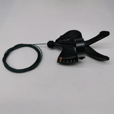 Produktbild von Shimano Schalthebel SL-M3100 | 9-fach rechts | mit 2050mm Schaltzug Alivio Rapidfire Plus 27 Gang MTB