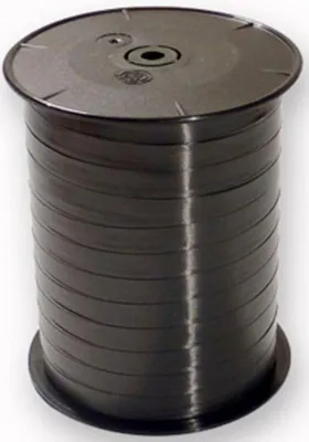 Produktbild von Geschenkband glatt 7mmx500m schwarz Packung mit 36 Stück