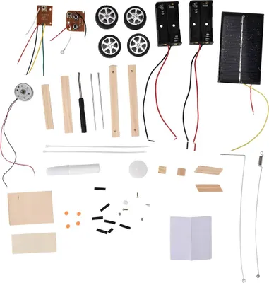 Produktbild von DIY Solar Fernbedienungsauto, zusammengebautes Spielzeugbildungsbild für Kinder RC Spielzeug im Freien