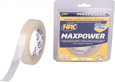 Obrázek produktu pro Hpx | Potvrzovací páska Pp | 19 mm | 5 m | transparentní