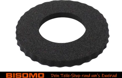 Produktbild von Tankschutzring Moosgummi 120 x 60mm, Tankdeckel Polster, Tankdeckelschwamm, Tankdeckel Dichtung, Simson S50, S51, S70, S53, SR50, SR80, KR51, SR4-2, SR4-3, SR4-4