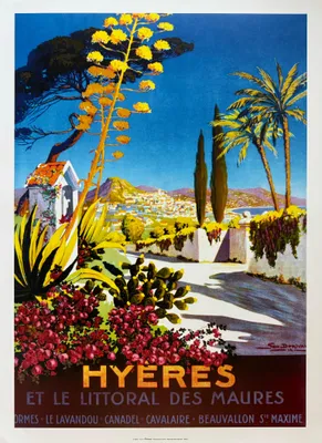 Produktbild von Hyères - Küstenlandschaft der Maures - 50x70 cm, Poster